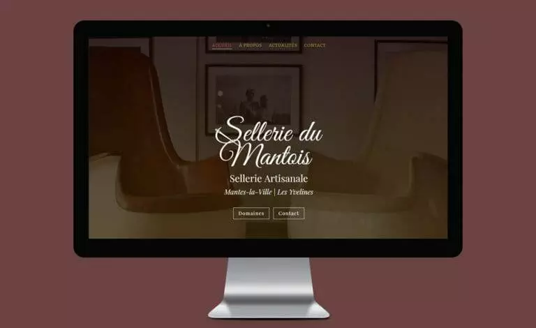 Un site web flambant neuf pour la Sellerie du Mantois