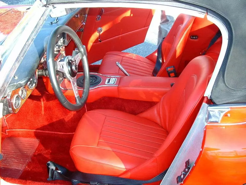 Intérieur d'Austin Healy automobile